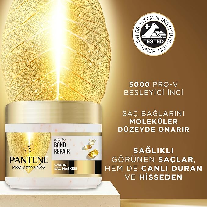 PANTENE PRO-V Miracles Molecular Bond Repair Yenileyici Make Pro-V Besleyici İnci ile 300 ml