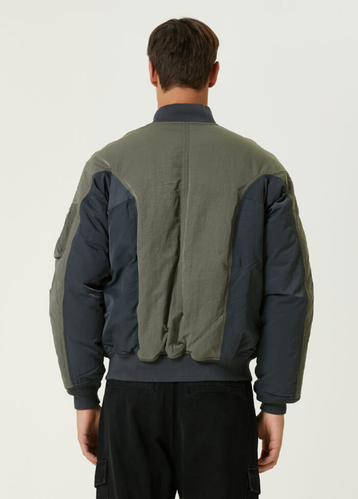Alpha Industries - ژاکت بمب افکن خاکستری - تصویر 4