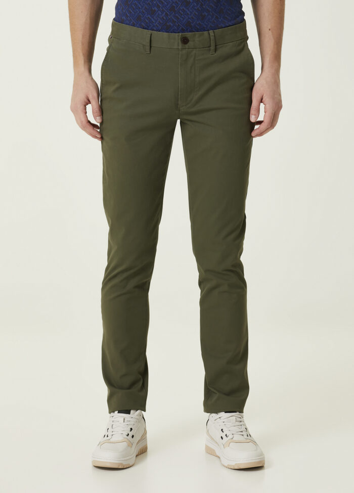 Tommy Hilfiger - شلوار چینو خاکی بلکر مدل ۱۹۸۵ - تصویر 2