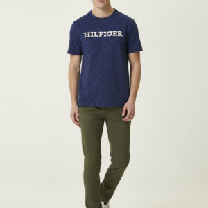 Tommy Hilfiger - شلوار چینو خاکی بلکر مدل ۱۹۸۵