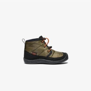 چکمه‌بچه‌گانه ضد آب چوکا Keen Howser II به رنگ سبز تیره