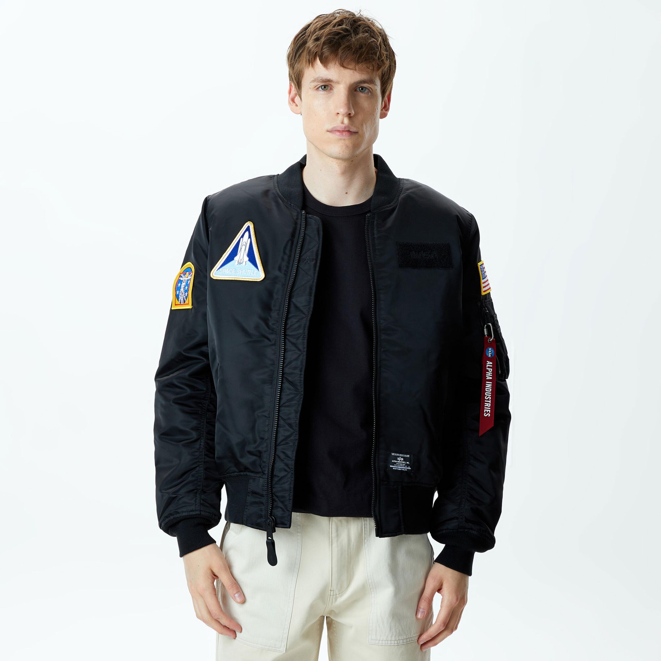 کاپشن مشکی مردانه Alpha Industries NASA Ma-1 Flight Gen