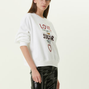 Dolce&Gabbana - سویشرت سفید با لوگو