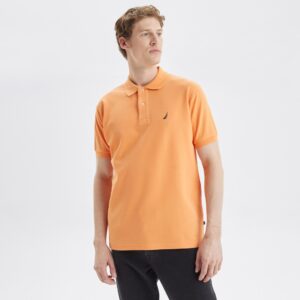 Nautica - تی‌شرت یقه گرد آستین کوتاه مردانه ناتیکا مدل Classic Fit Orange