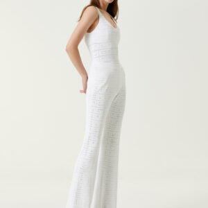 Givenchy - شلوار طرح‌دار سفید با لوگو