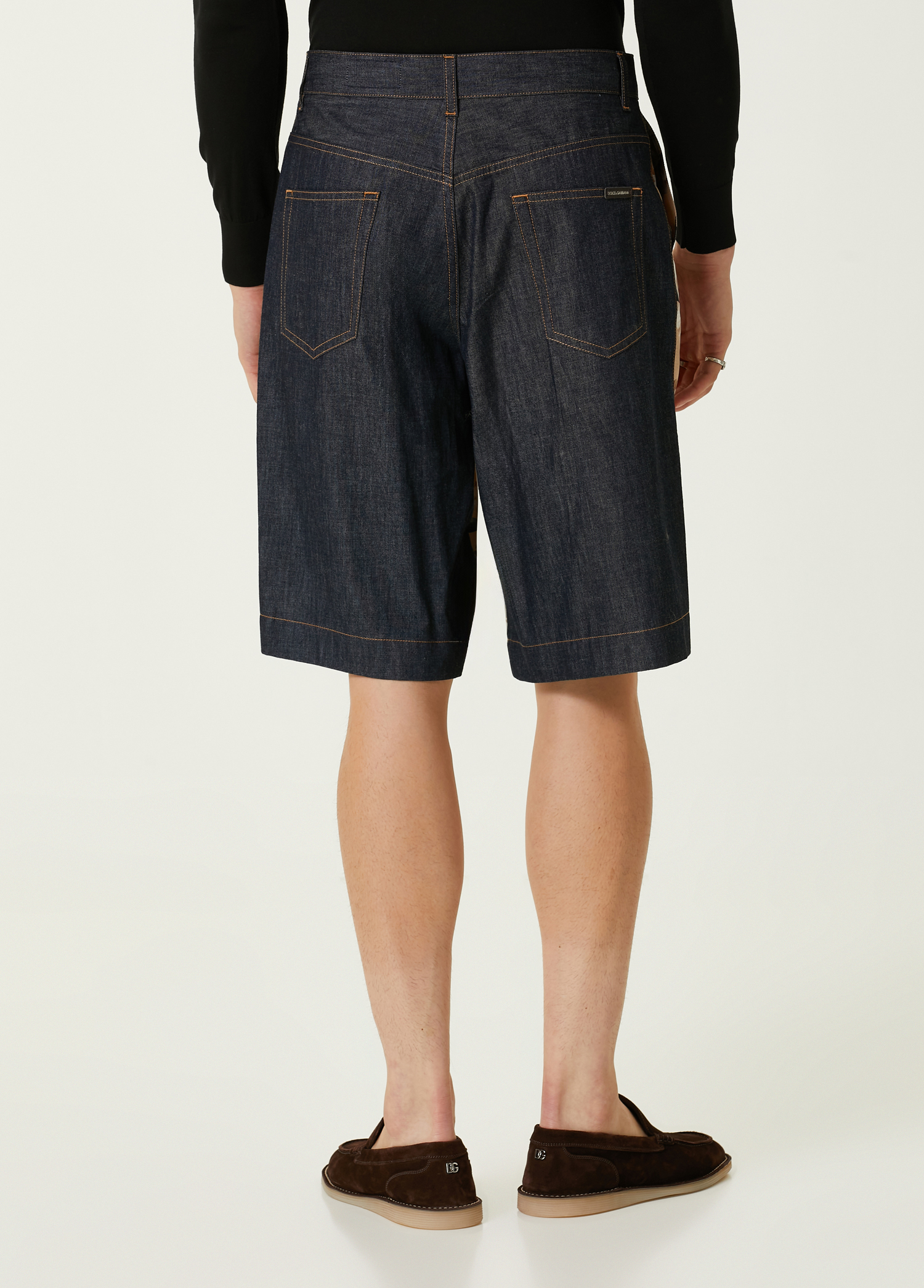 Dolce&Gabbana - شلوارک برمودا طرحدار گلدار بژ - تصویر 3