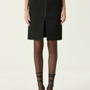 Tom Ford - دامن کوتاه ابریشمی مشکی تام فورد