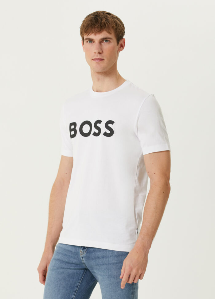 Boss - تی‌شرت طرح‌دار سفید - تصویر 3