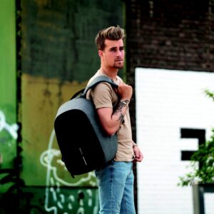 XD Design - کوله پشتی خاکستری معمولی یونیسکس مدل Bobby Hero