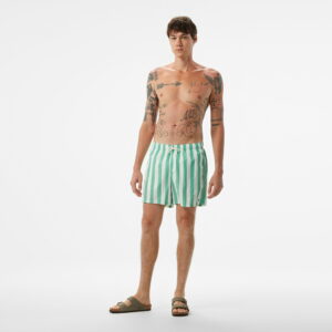 Tommy Hilfiger - مایو مردانه تامی هیلفیگر با بند متوسط ​​و رنگ سبز