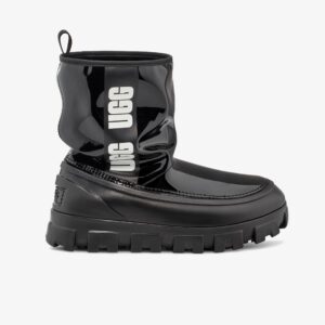 چکمه‌های مشکی زنانه UGG Classic Brellah Mini