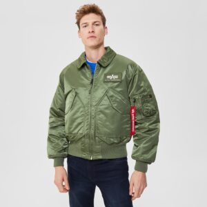 کاپشن آلفا اینداستریز سبز مردانه Alpha Industries Cwu 45/P