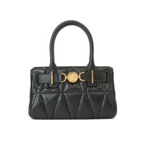 Versace - کیف چرم زنانه مدوسا مشکی طلایی