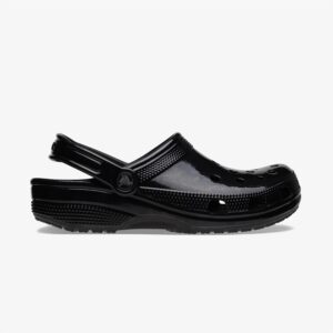 صندل‌های مشکی زنانه Crocs Classic High Shine