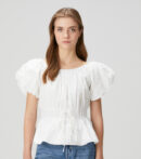 Lauren Ralph Lauren - بلوز گلدوزی شده سفید