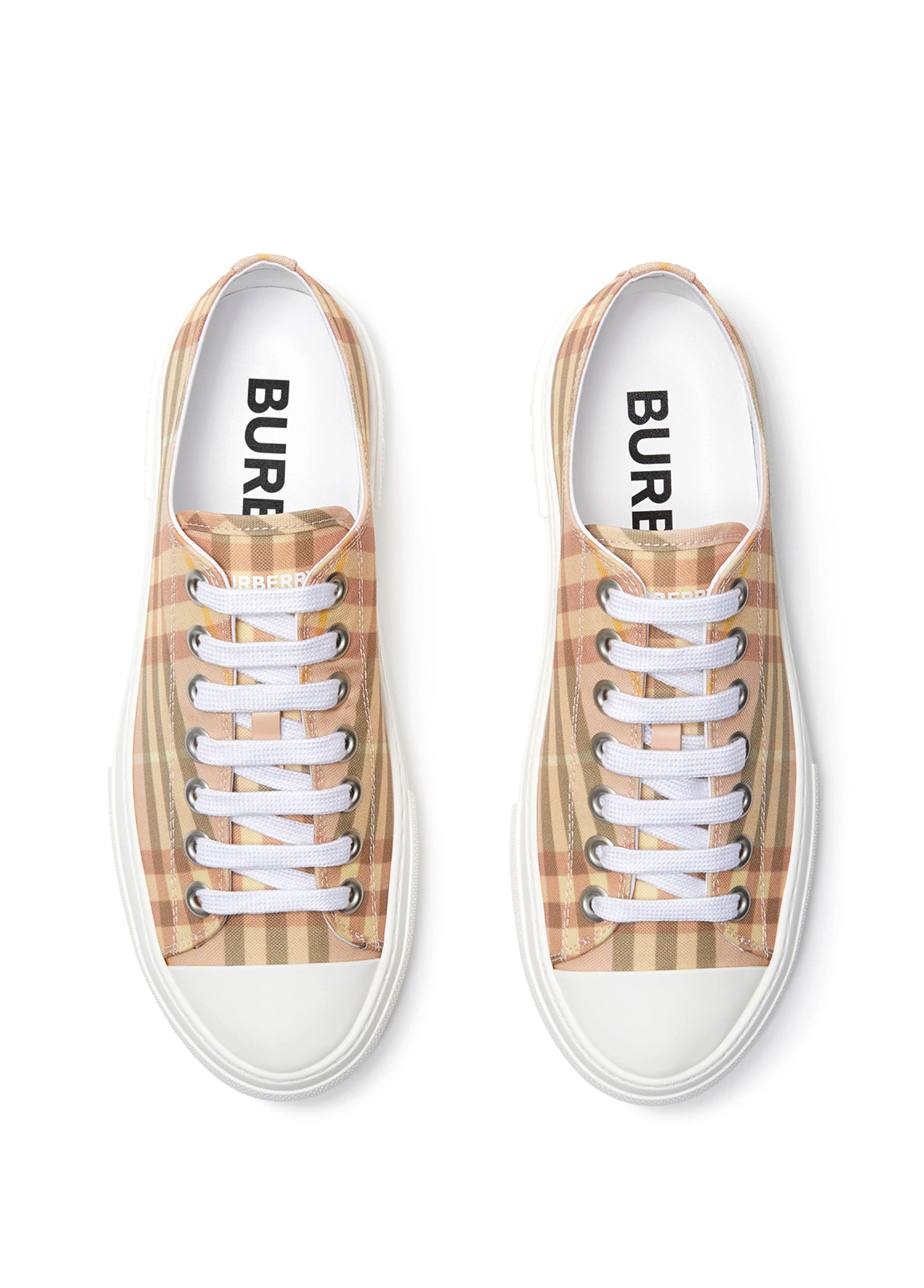 Burberry - کفش کتانی زنانه TNR Jack L Low Cream - تصویر 2