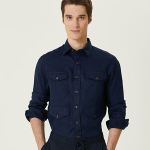 Polo Ralph Lauren - پیراهن کتان سرمه‌ای