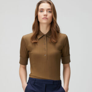 Boss - تیشرت پولو قهوهای Elera