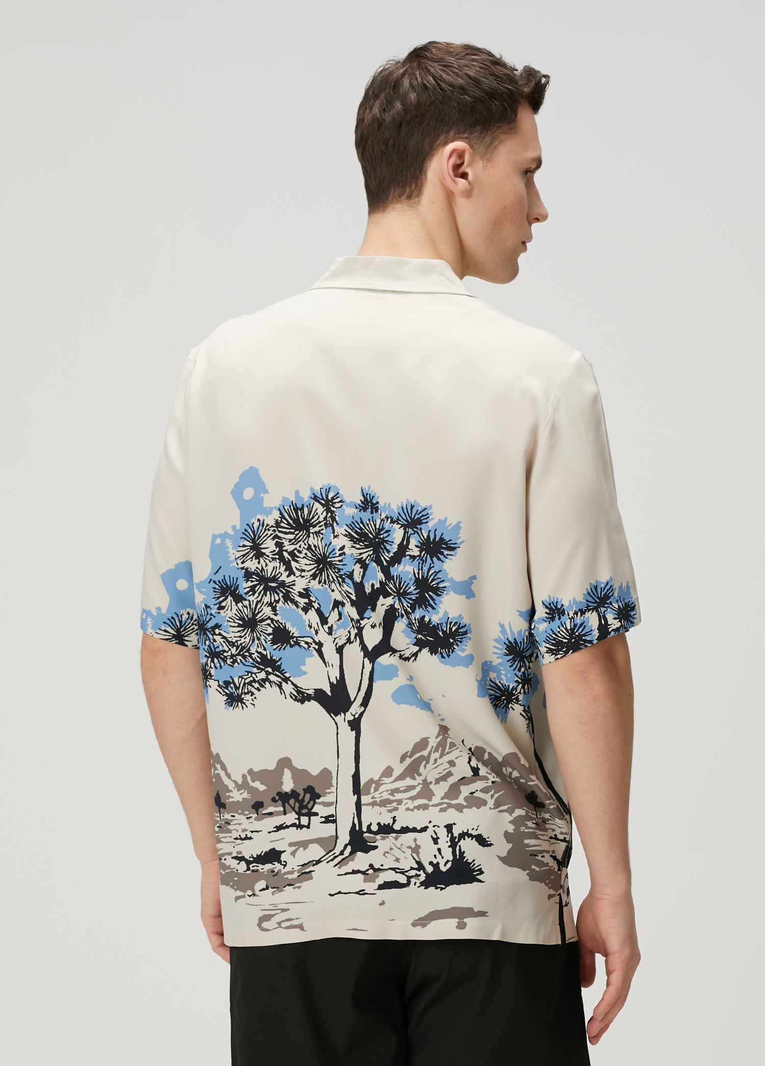 Boss - پیراهن چاپی Rayer Beige - تصویر 2