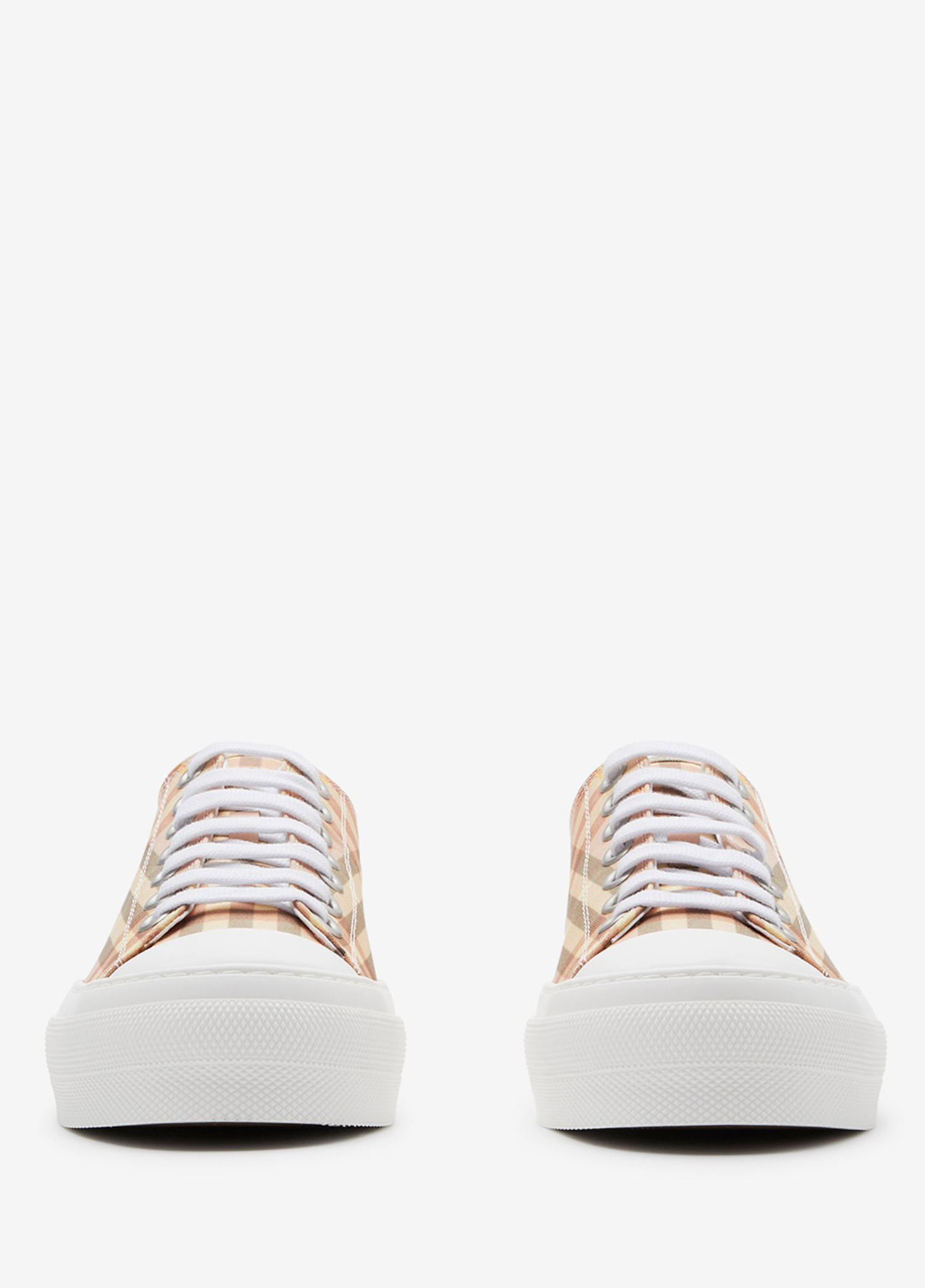 Burberry - کفش کتانی زنانه TNR Jack L Low Cream - تصویر 3