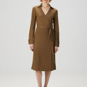 Boss - لباس مجلسی میدی قهوه‌ای