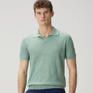 Polo Ralph Lauren - لباس بافتنی آستین کوتاه یقه پولو سبز