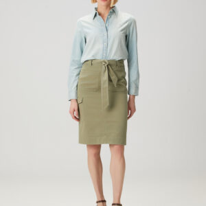 Lauren Ralph Lauren - دامن میدی خاکی