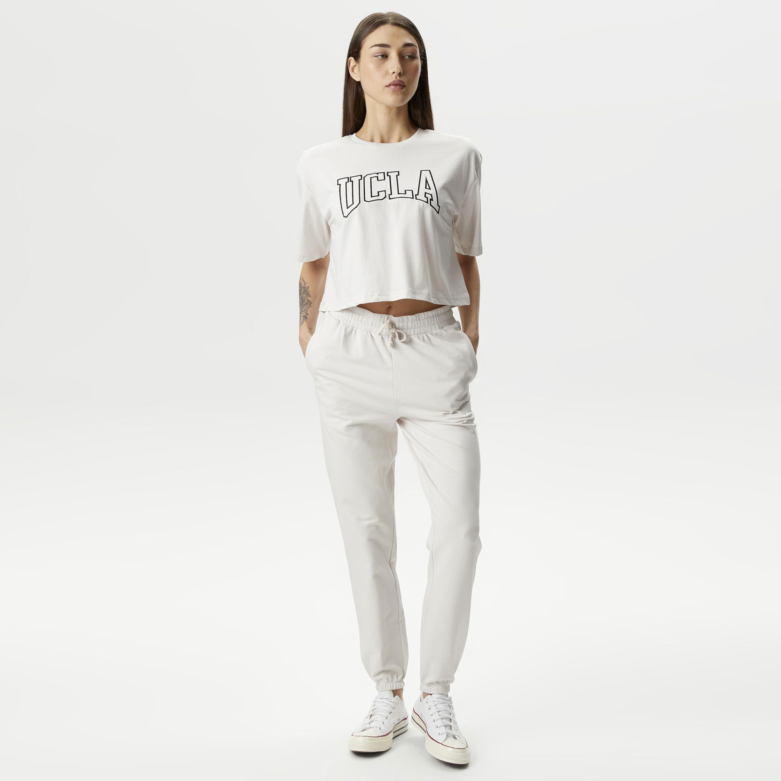 شلوار ورزشی کرم زنانه UCLA Jezebel