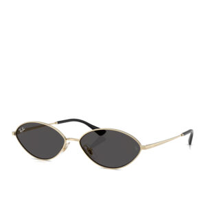 Ray-Ban - عینک آفتابی یونیسکس طلایی روشن