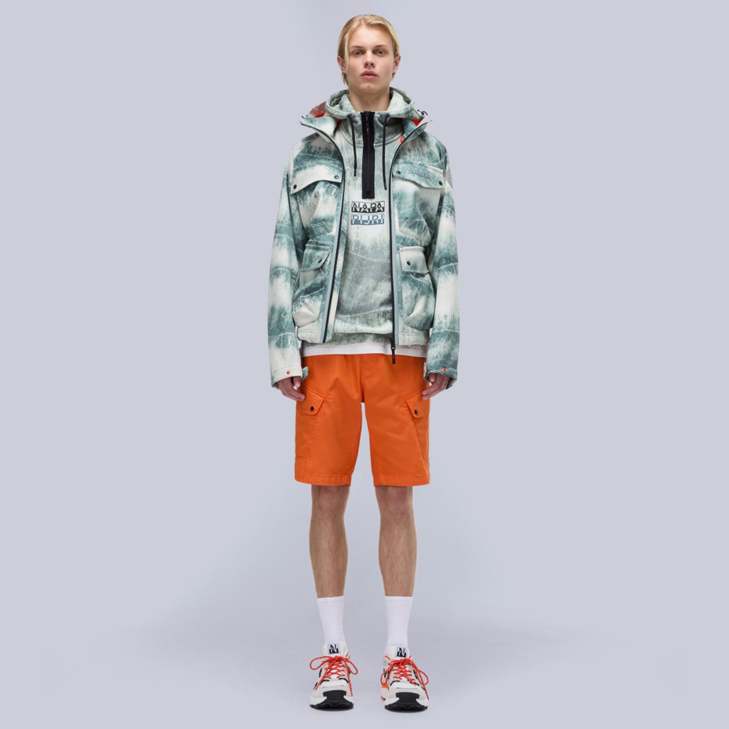 کت رنگارنگ مردانه Napapijri A-Rivalto Aop - تصویر 4