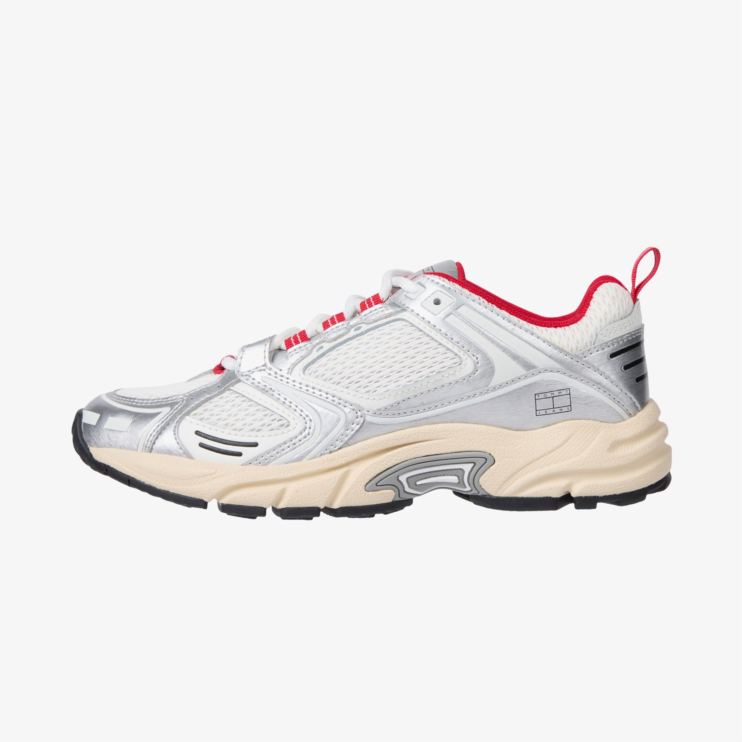 کفش کتانی زنانه خاکستری متالیک تامی هیلفیگر آرشیو ۹۷ - تصویر 3