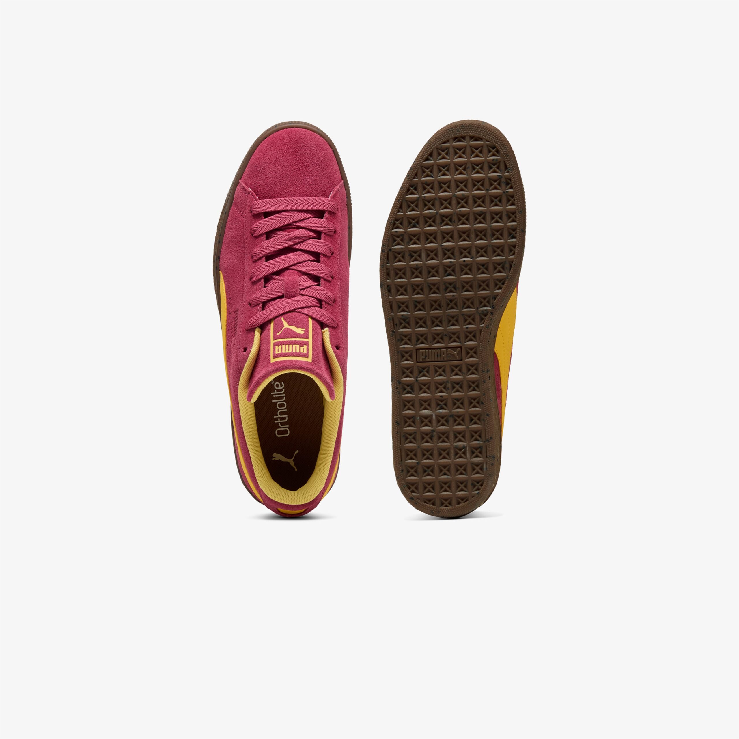 کفشهای کتانی زرد زنانه پوما جیر دکو - تصویر 4