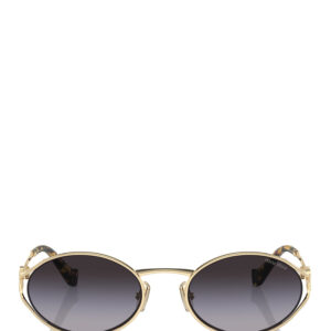 Miu Miu - عینک آفتابی زنانه MU 52YS طلایی روشن