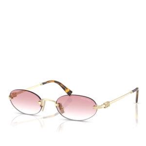Miu Miu - عینک آفتابی زنانه MU A54S طلایی روشن