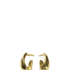 Louur - گوشواره حلقه‌ای زنانه Seren از طلای ۱۴ عیار